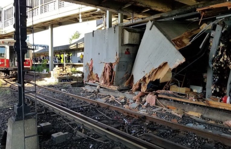 06-12_Red_Line_JFK_damage_Courtesy-Goddard-MassDOT_2