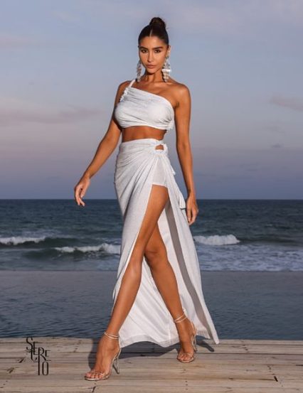 Vestido Branco Para o Final de Ano